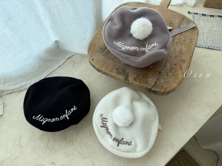 Noel Fleece Beret-OREN-32