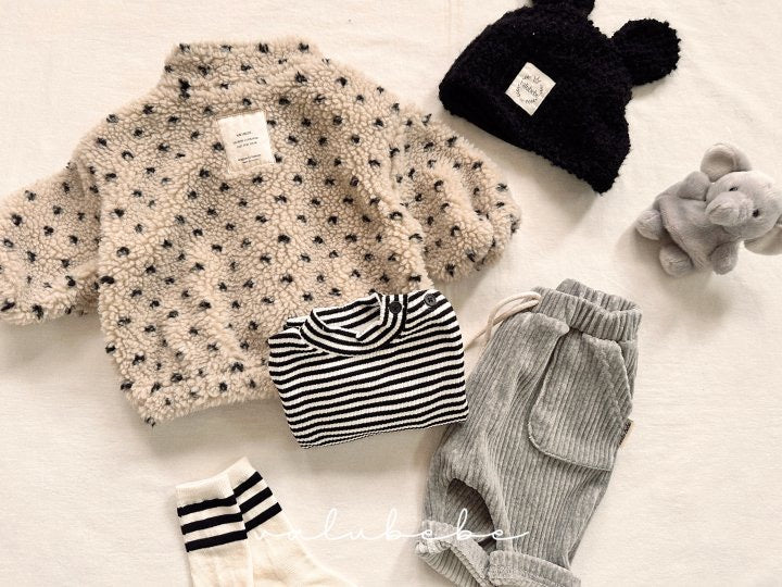 Stripe High-neck Tee (Baby/Kids)-valubebe-64