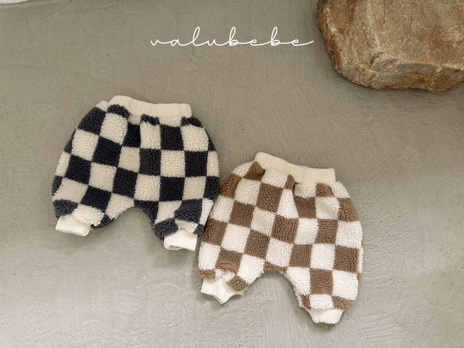 big check dumble jogger pants-valubebe-50