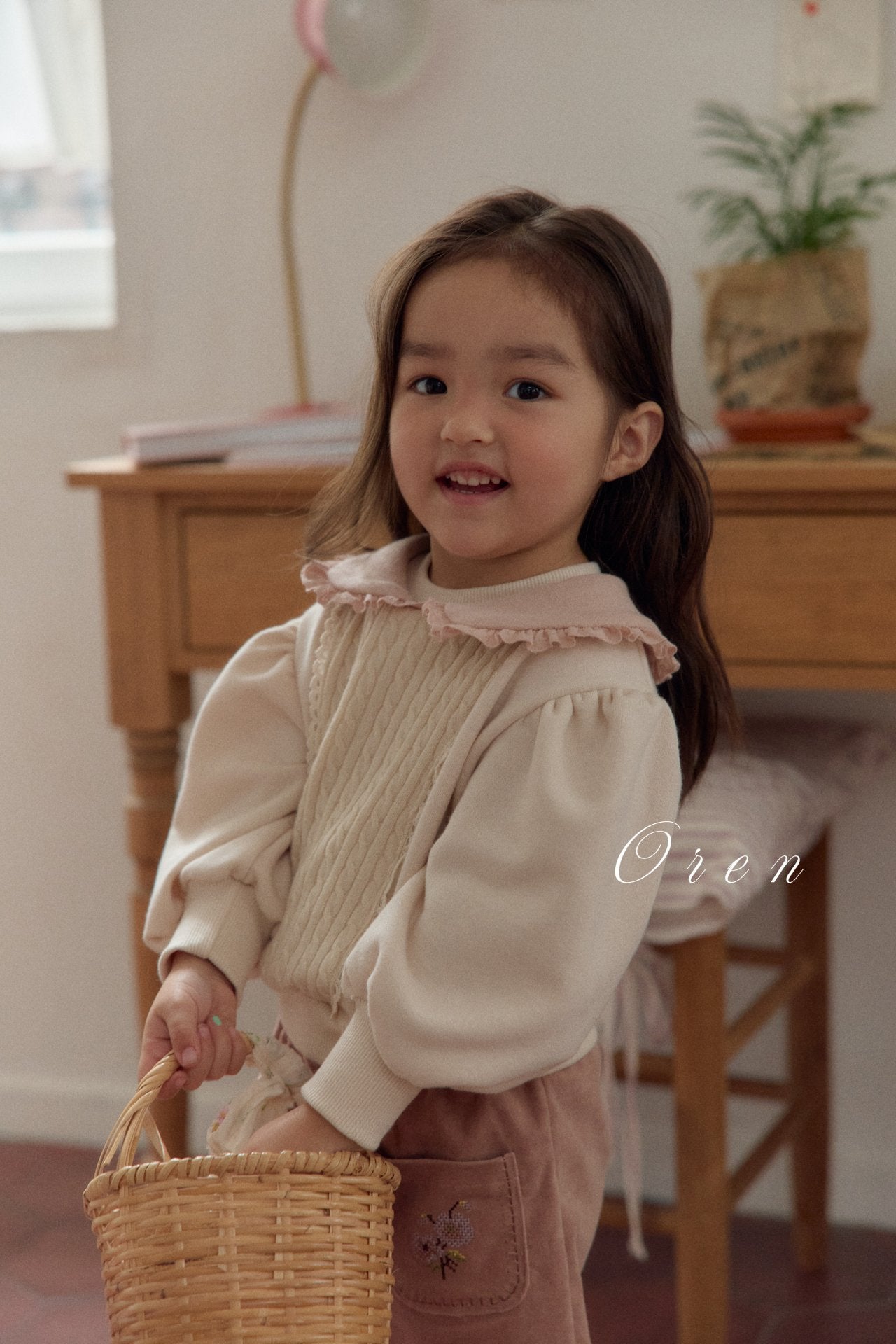 Clemence Cable Sweatshirt - OREN-17