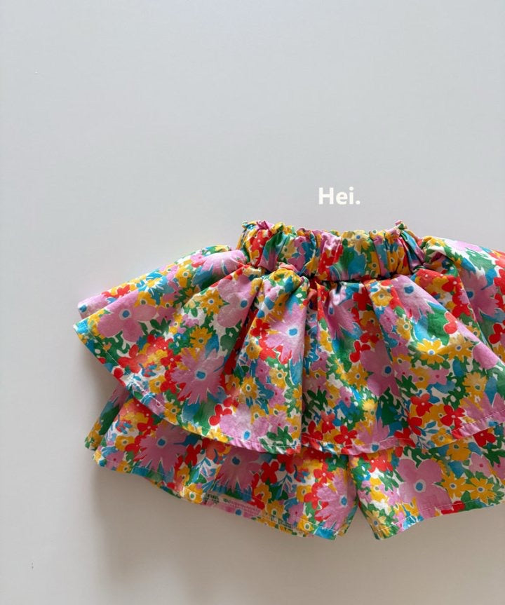 Bouquet Tiered Culottes-Hei-6