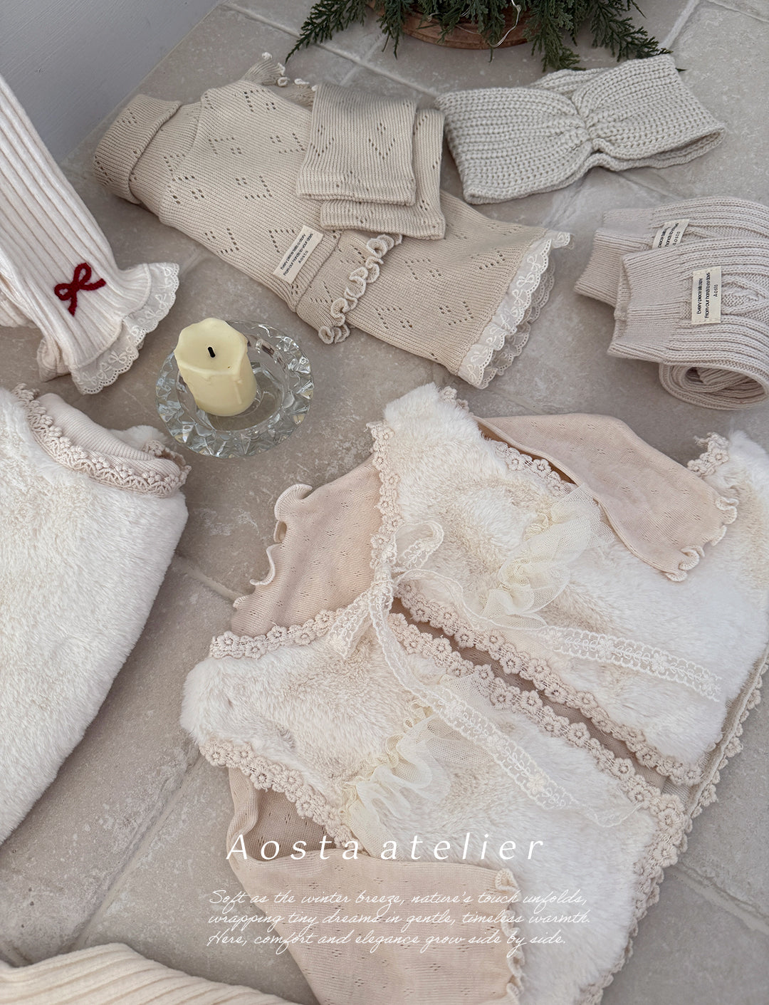 fur open vest - Aosta - 60