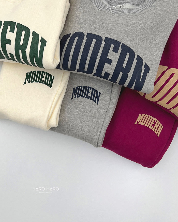 Modern Brushed Sweatshirt-HAROHARO-006