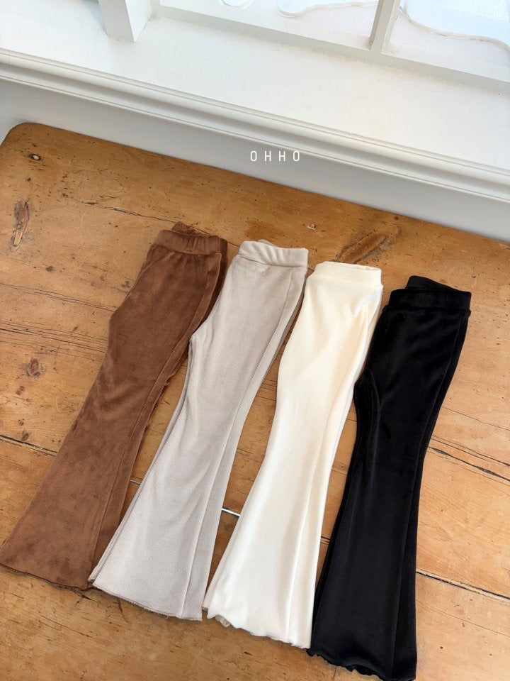 French Velour Bootcut pants-ohho-17