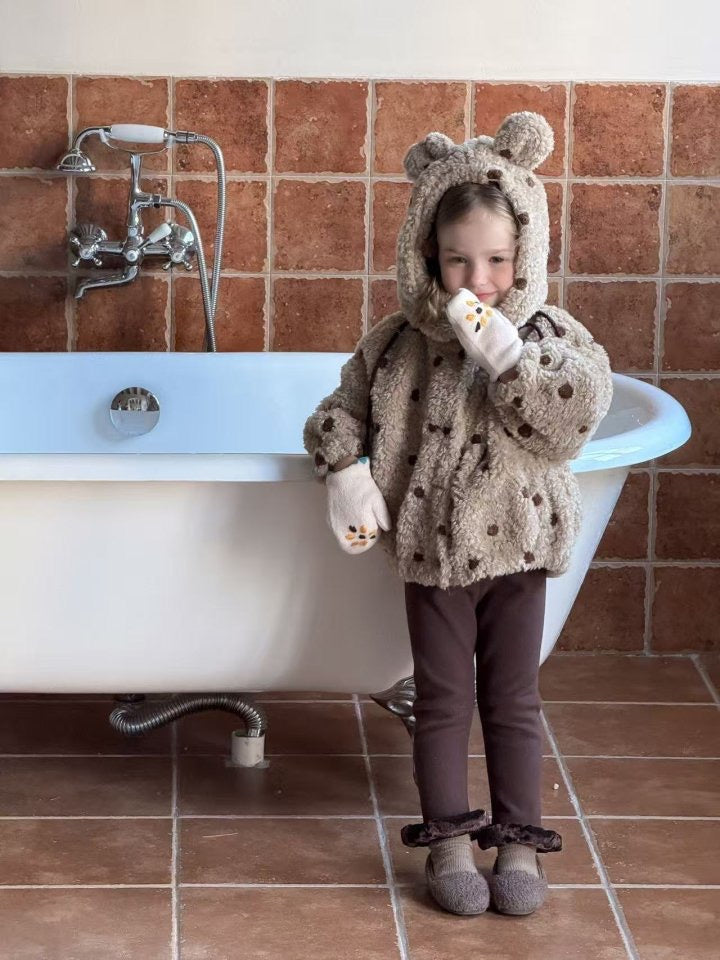 dot bear fur hood jumper-aiai-15
