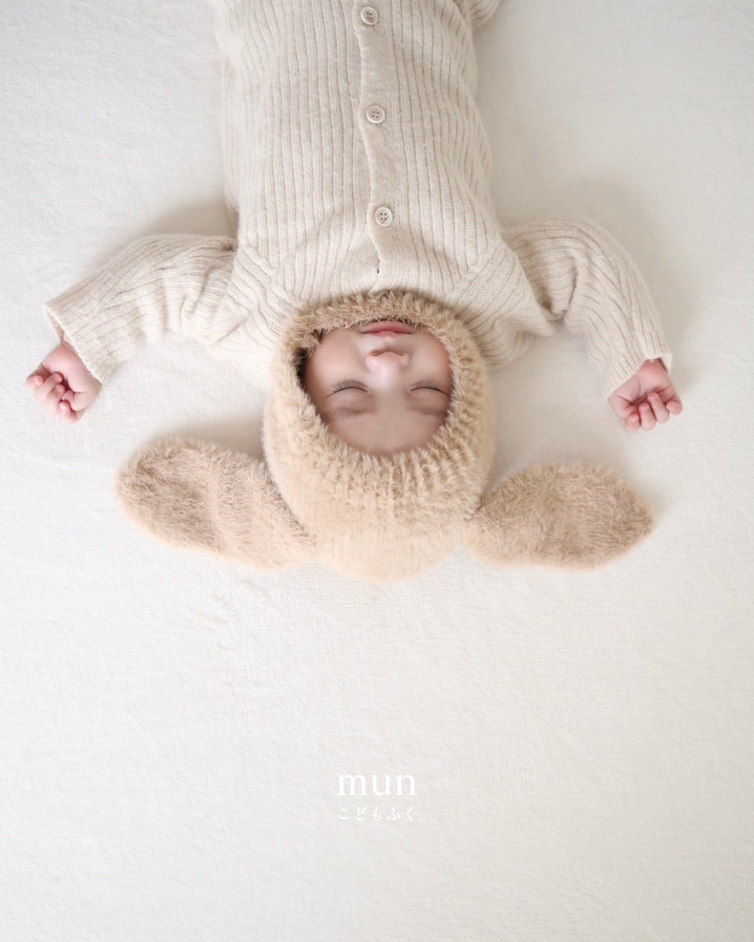 rabbit fluffy bonnet / mun kodomofuku