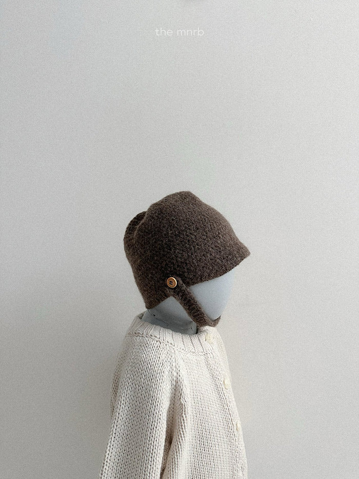 Laid Button Hat - minirobe - 40