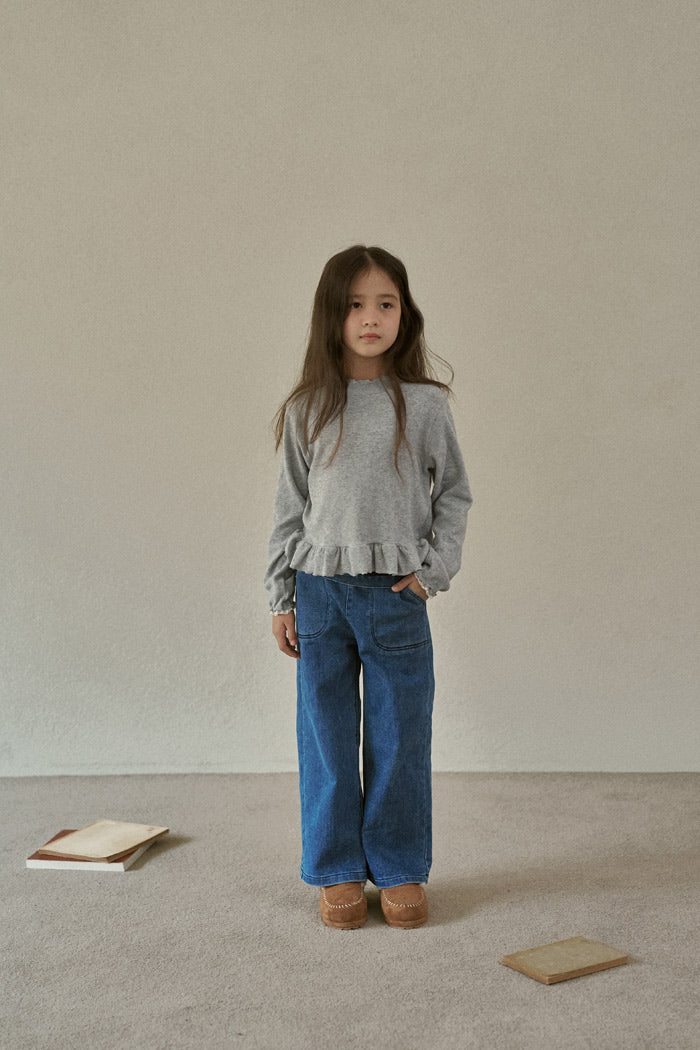 Brushed Wide Jeans - momoann - 17