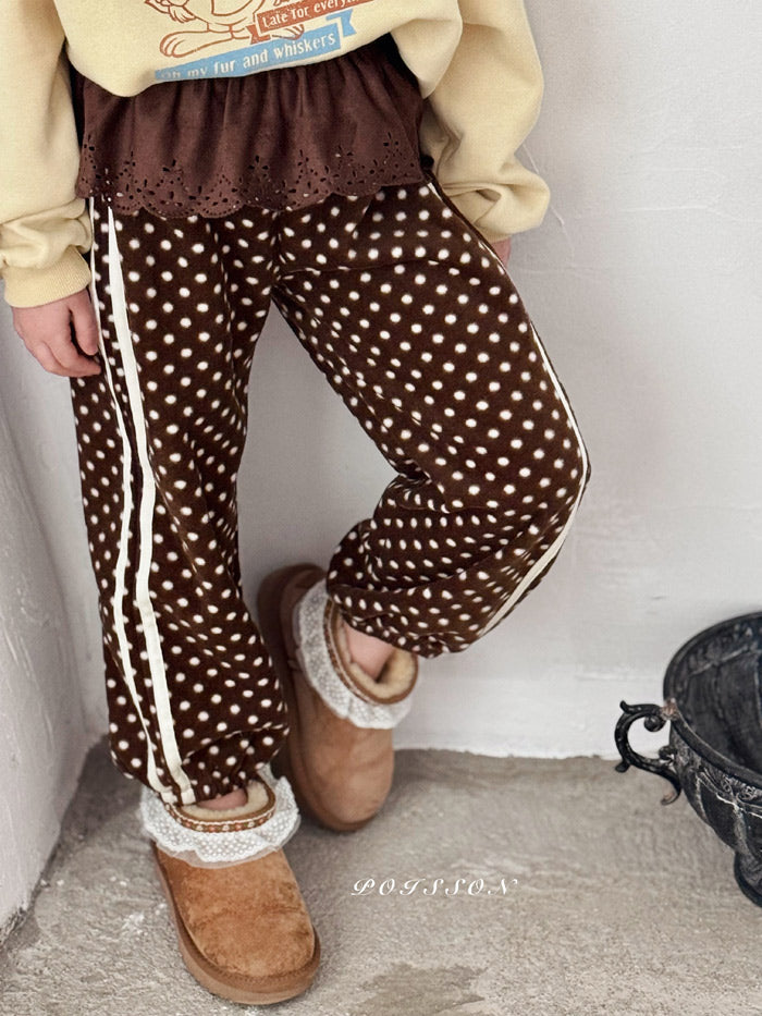 dot fleece pants-poisson-15