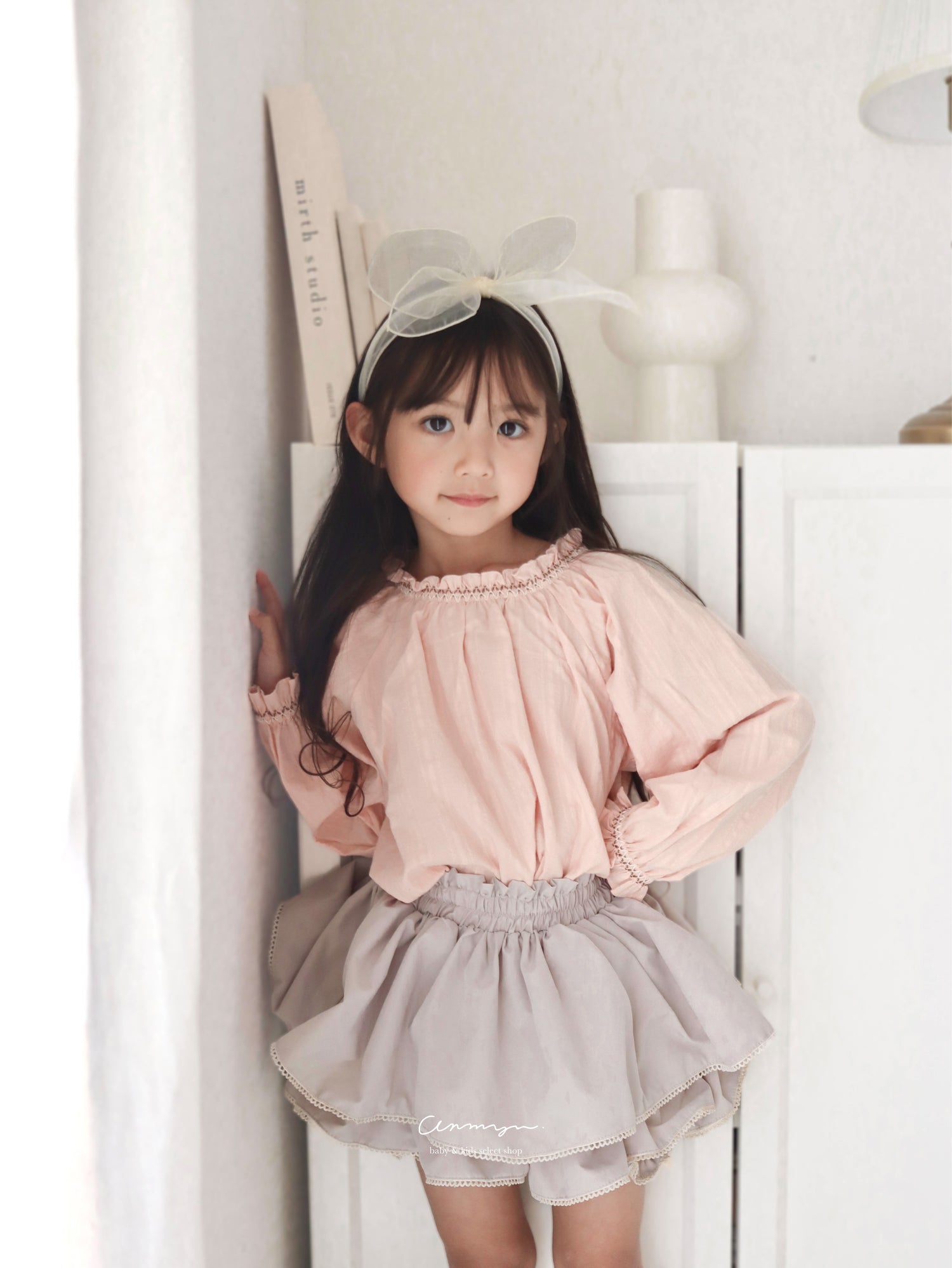 ｜即納｜Smoke Printed Blouse-Roa