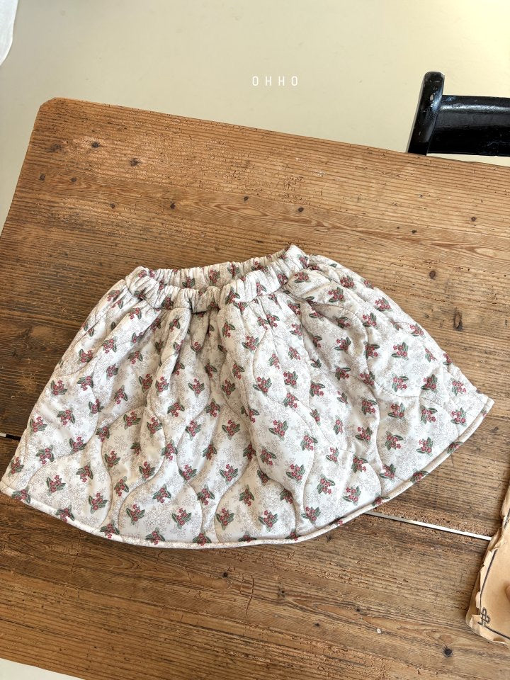 Snowberry Quilted Skirt
-ohho-19