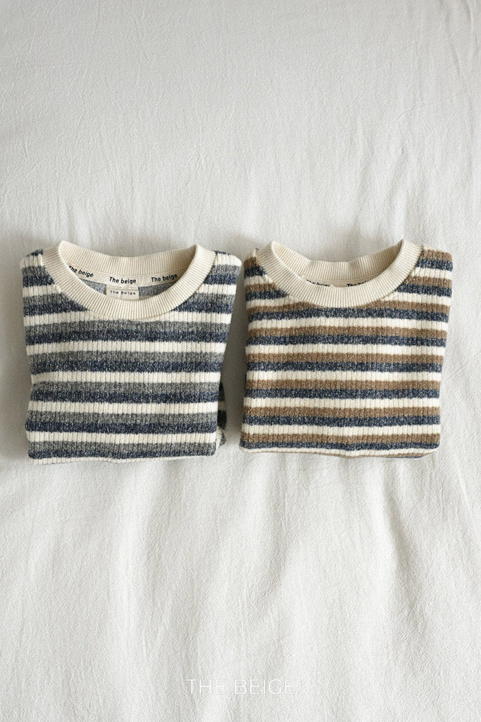 knit stripe MTM - thebeige - 9