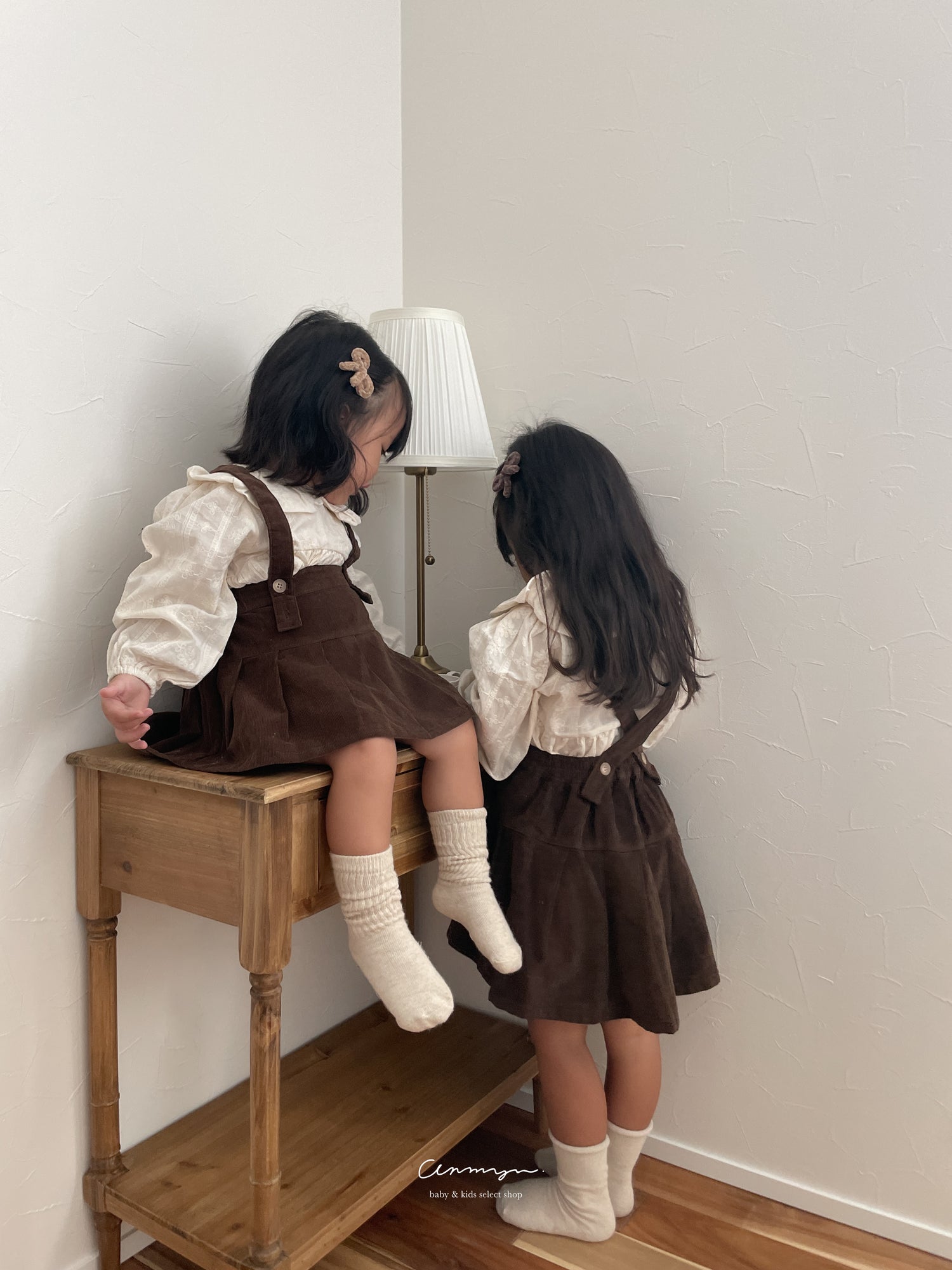pleated suspender skirt - aladin kids