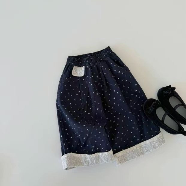 baby tiny flower lace pants -mydaughter-38