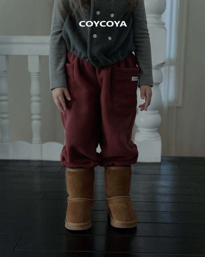 Bread Fleece Jogger Pants - COYCOYA-36