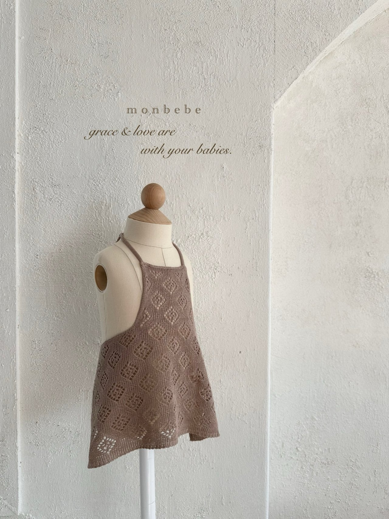 knit apron / monbebe -33