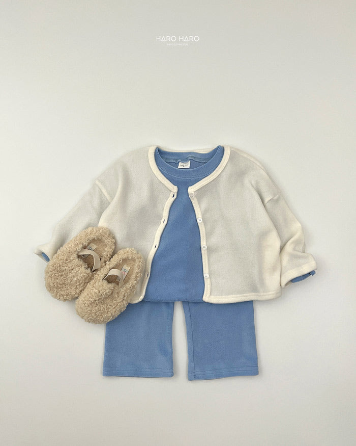 Loose Fit Brushed Loungewear Set-HAROHARO-009