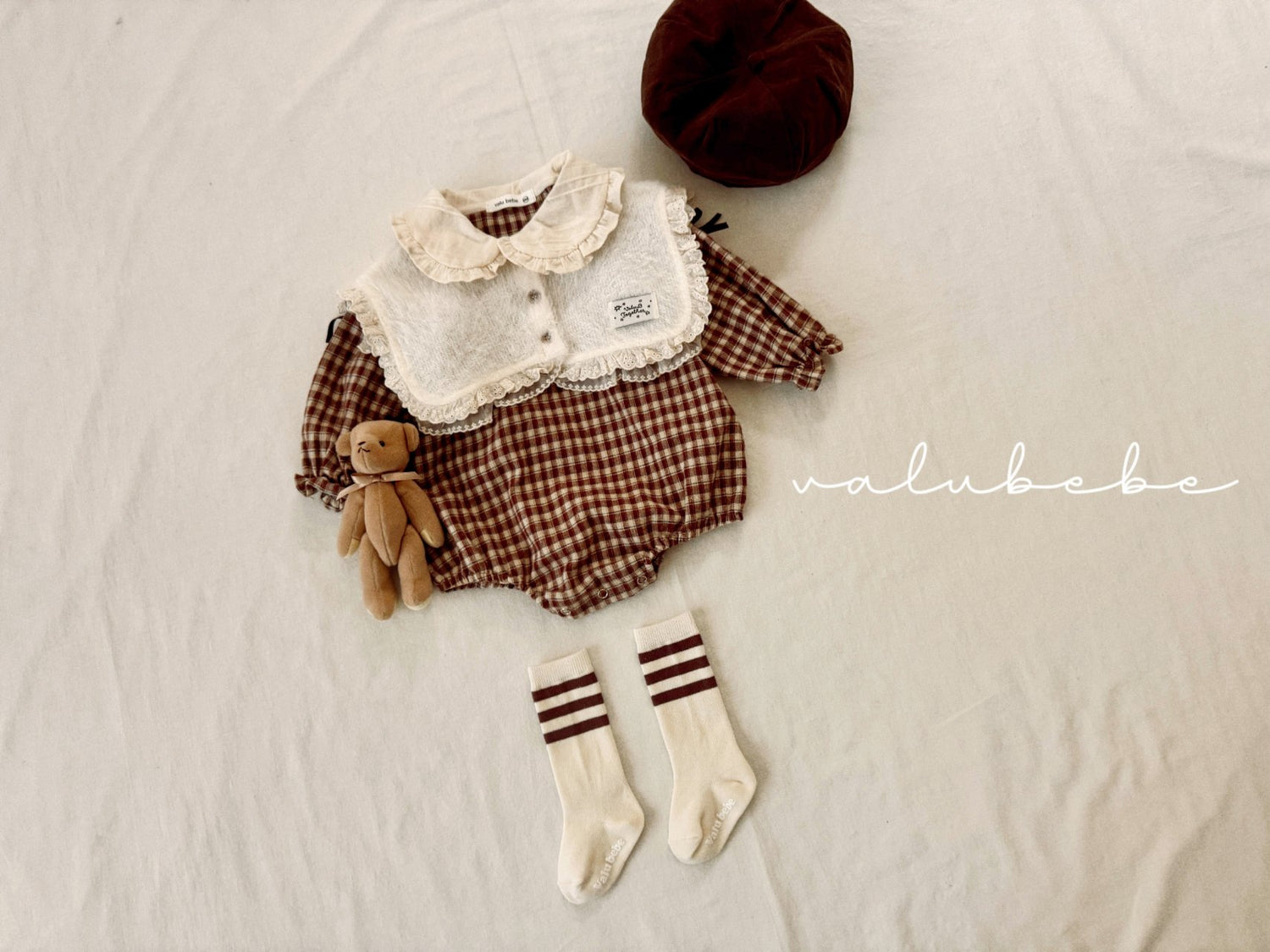 frill collar ribbon suit-valubebe-6