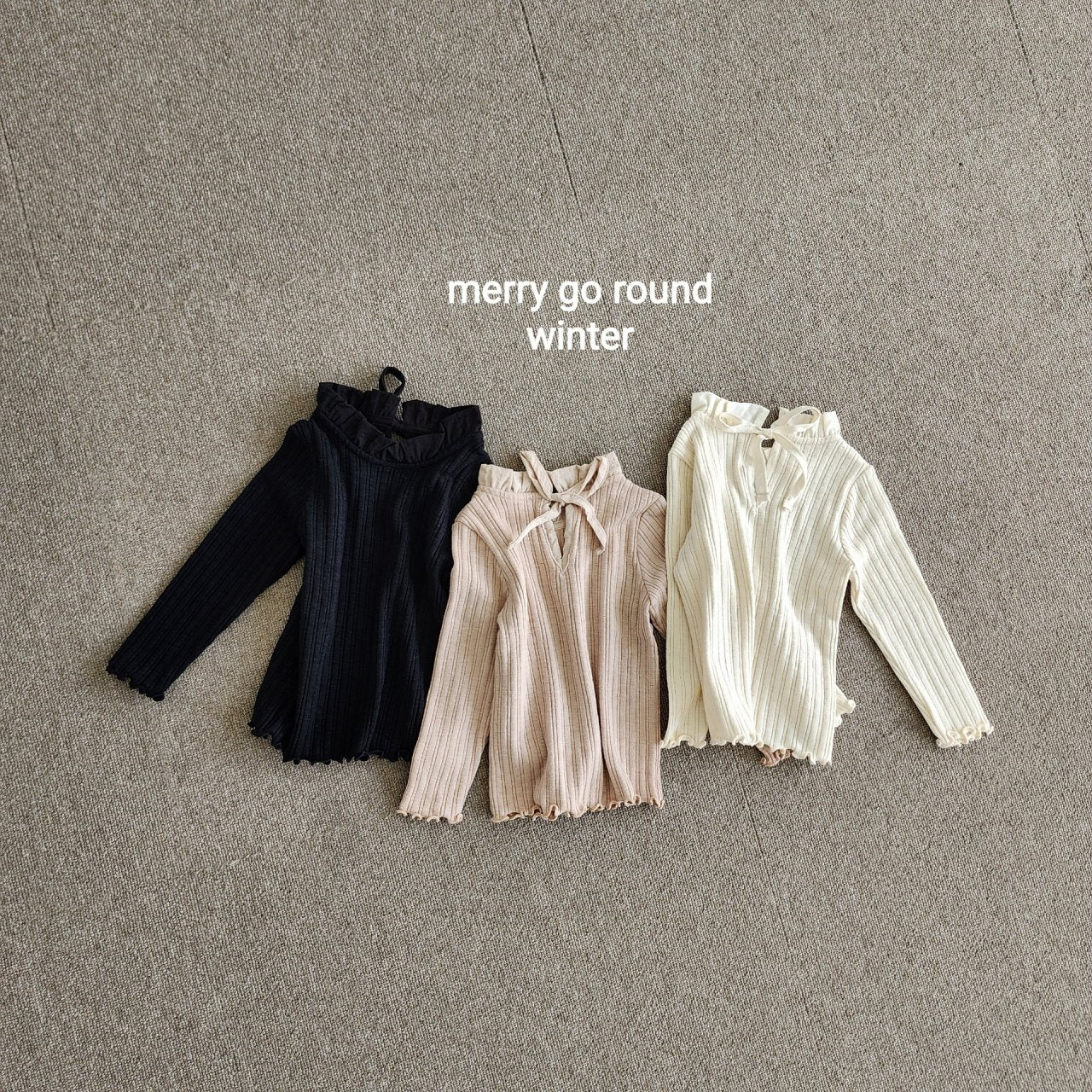 frill ribbed t-shirt-merry go round-2