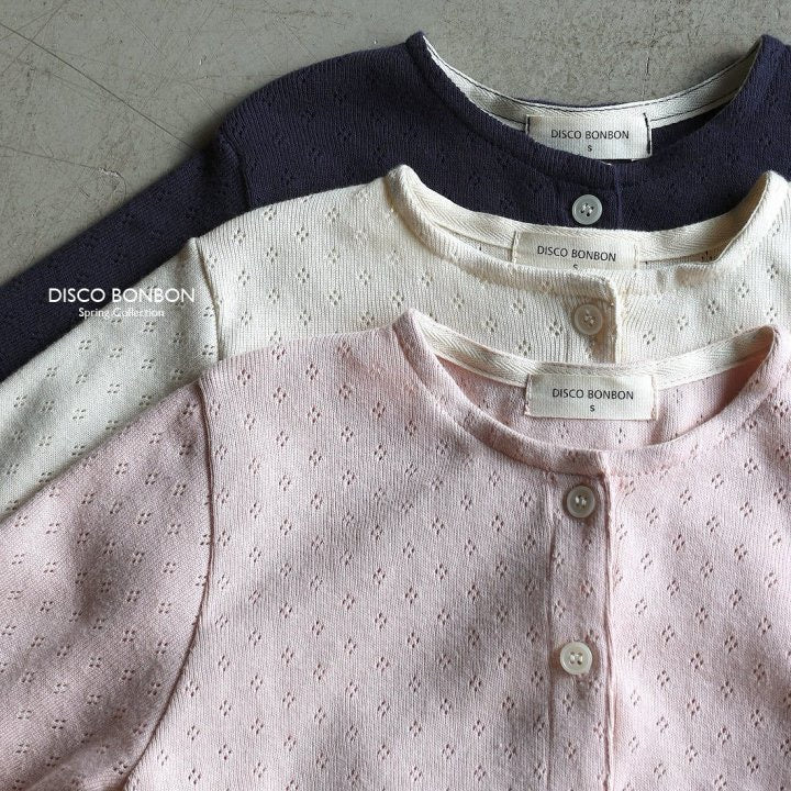 eyelet cardigan / discobonbon -14