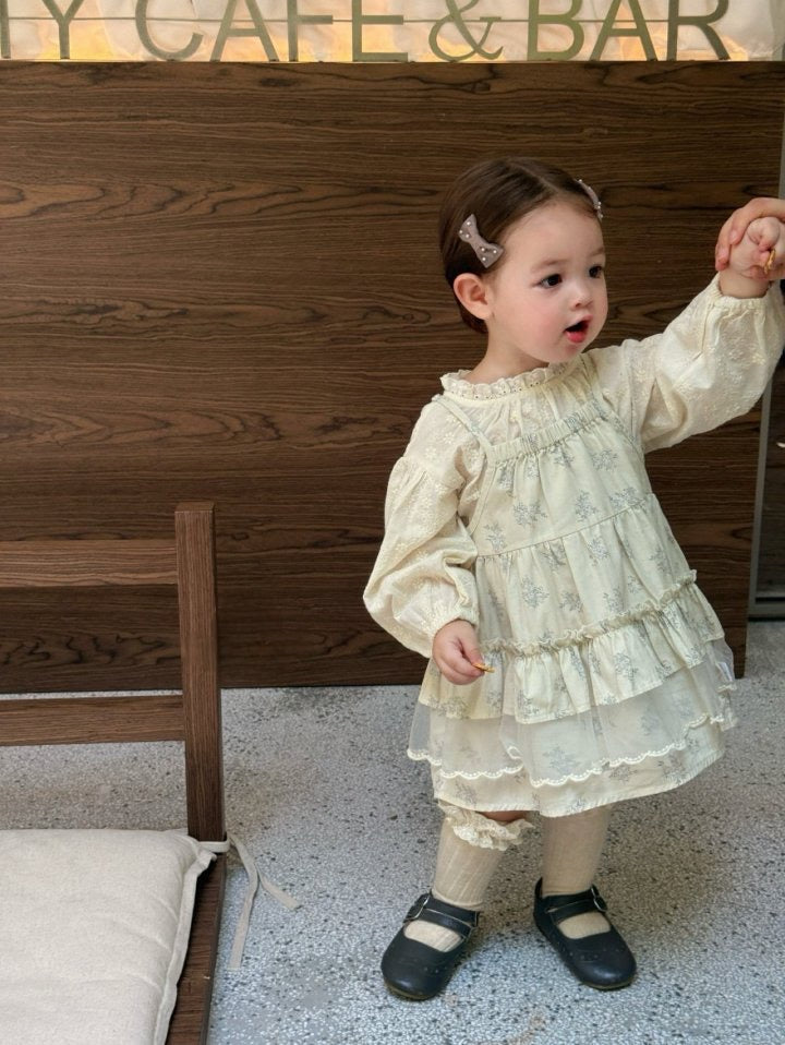 baby luna lace dress (blouse set) -mydaughter-48