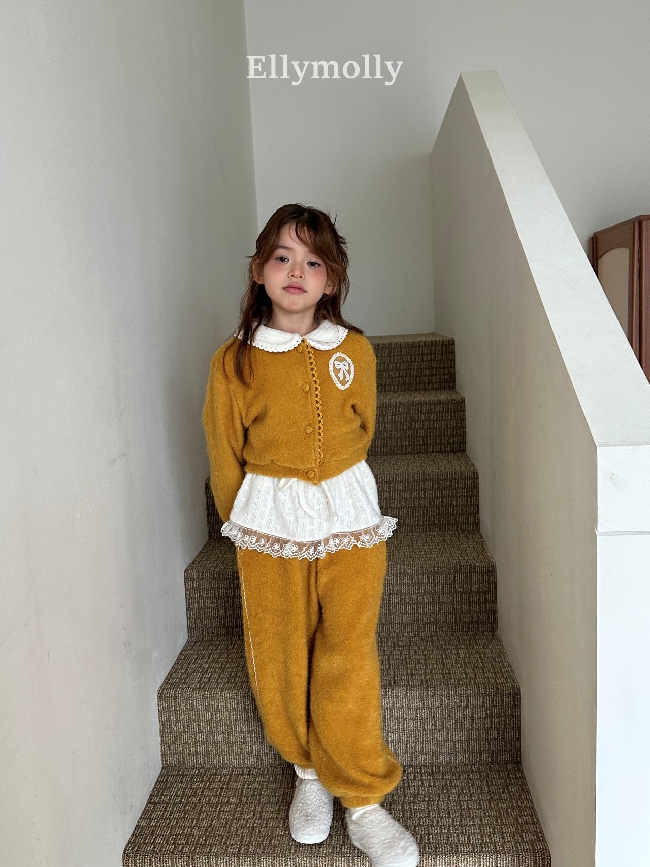 blooming knit skirt - ellymolly - 4