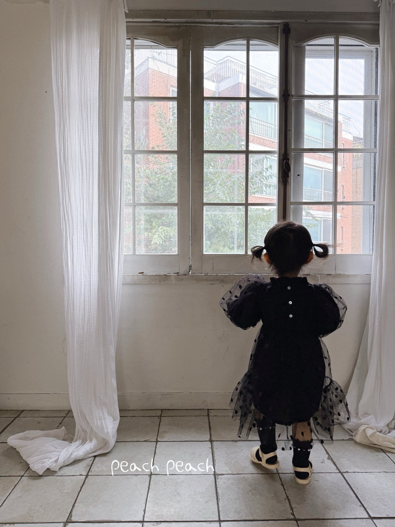 Lovely Heart Dress peach peach-28