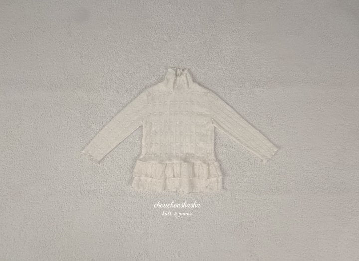 Heart Frill Brushed Lace Turtleneck-chouchoushasha-7