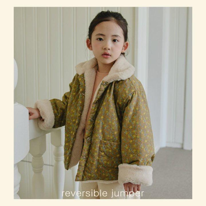 Reversible Flower Fur Jumper  / mon atelier-16