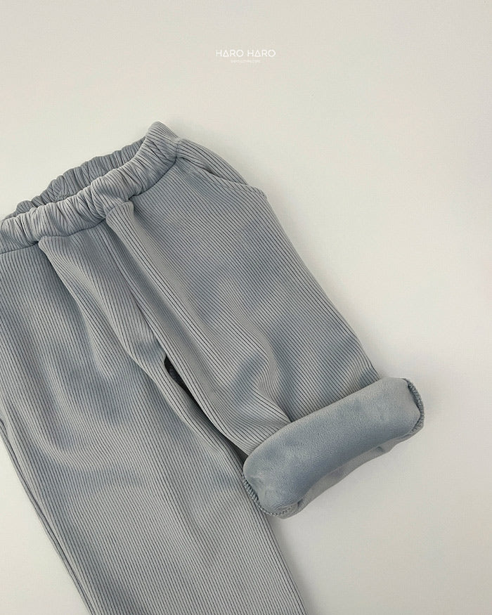 Corduroy Wide Pants -HAROHARO-017