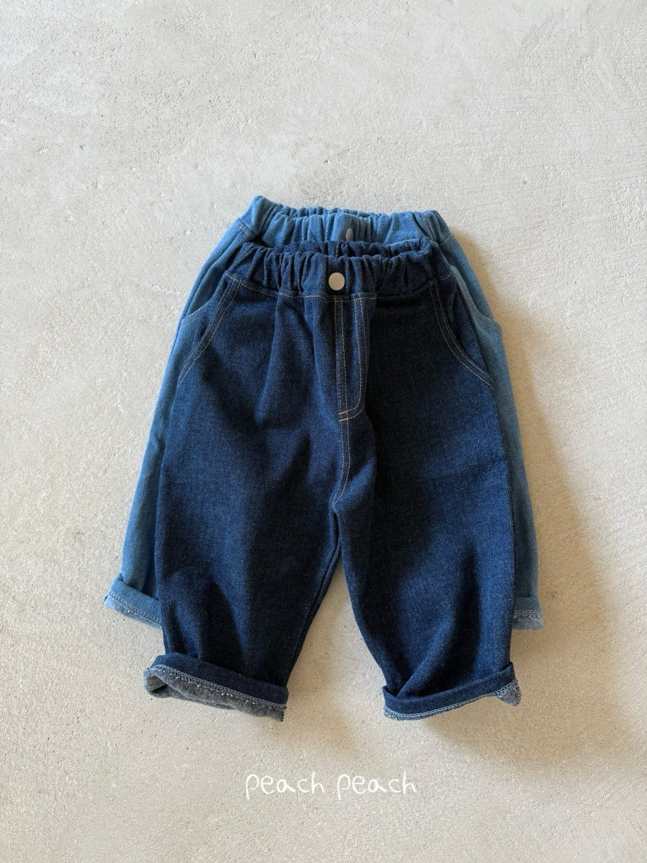 Mellow Denim Pants peach peach-27