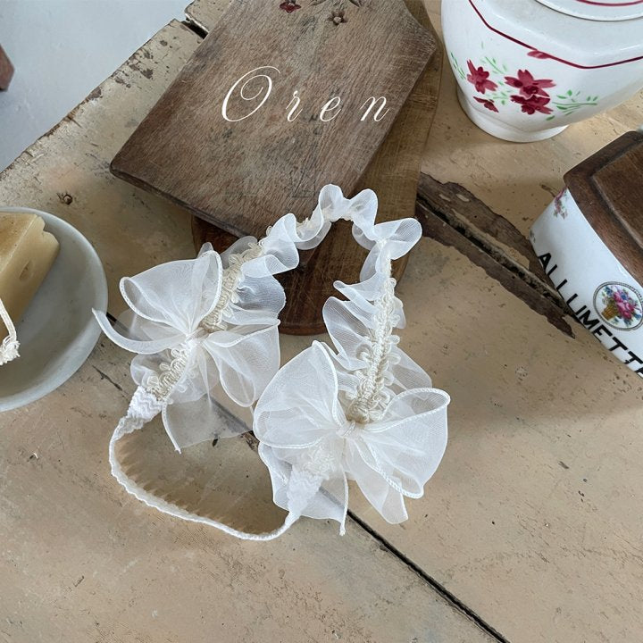 Shiny Organza Hairband-OREN-19