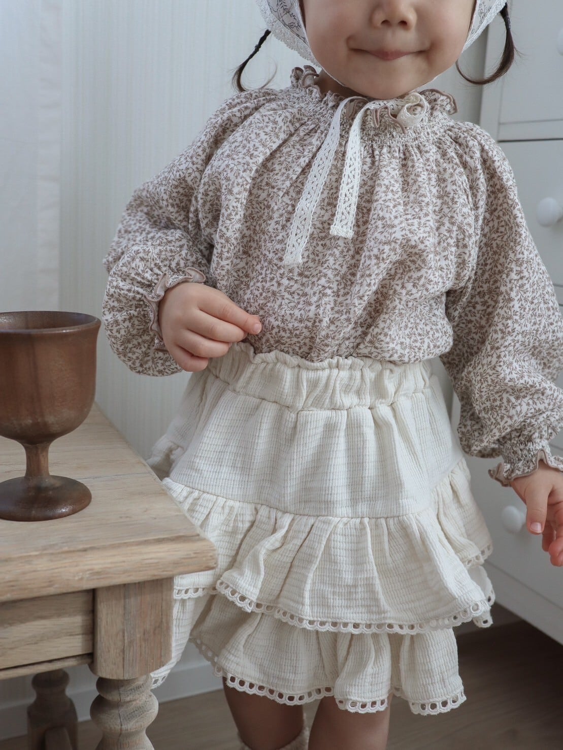 25spring canelé blouse / Muguet