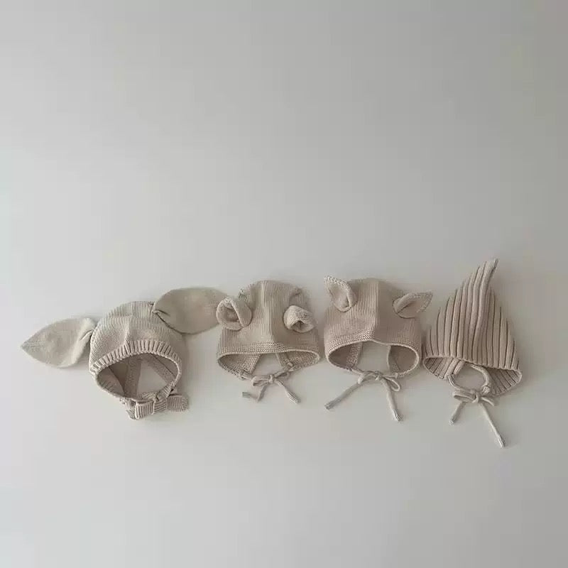 baby animal bonnet