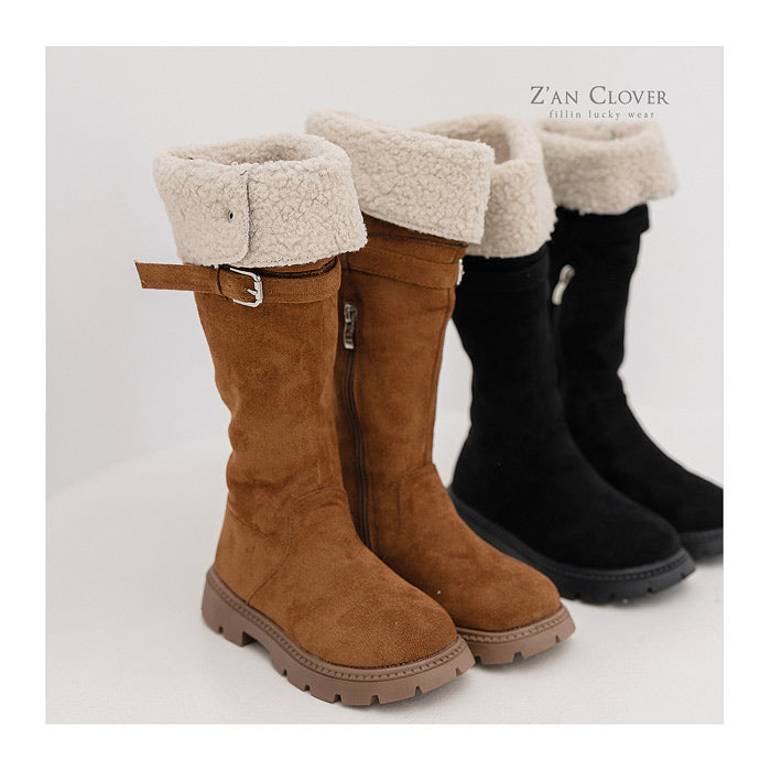 suede middle high long boots - zanclover-25