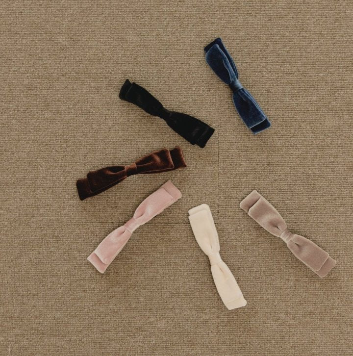 Velvet Ribbon Hairpin / mon atelier-1