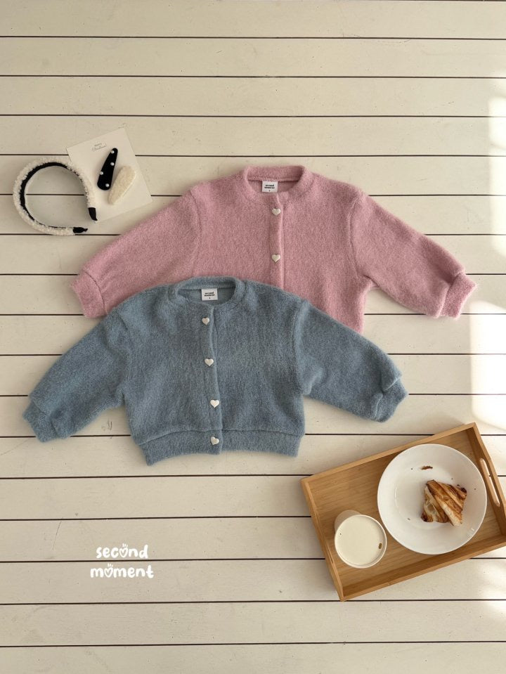 cotton candy heart cardigan -second moment-27