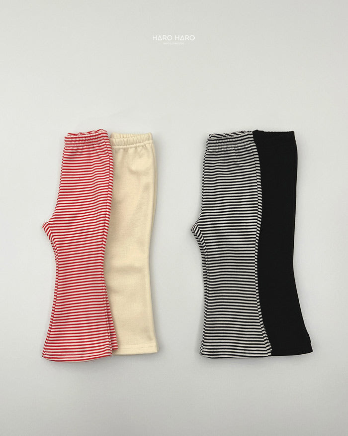 Brushed Bootcut Pants 1+1 Single-HAROHARO-012