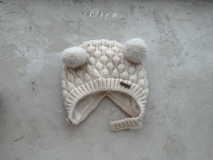 bonbon knit bonnet-OREN-60