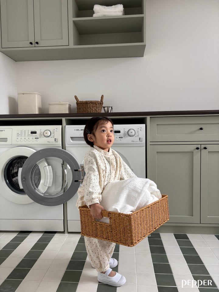 Dot Terry Cardigan -pepper-28