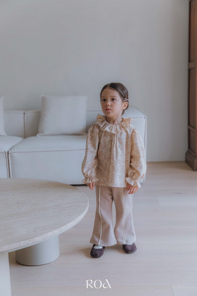 Pintuck Lace Pants - Roa - 3