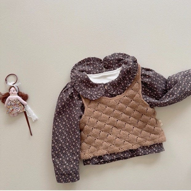 Brown Berry Knit Set - my daughter - 26