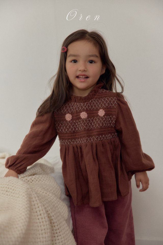 Rowan Smock Blouse - OREN-3