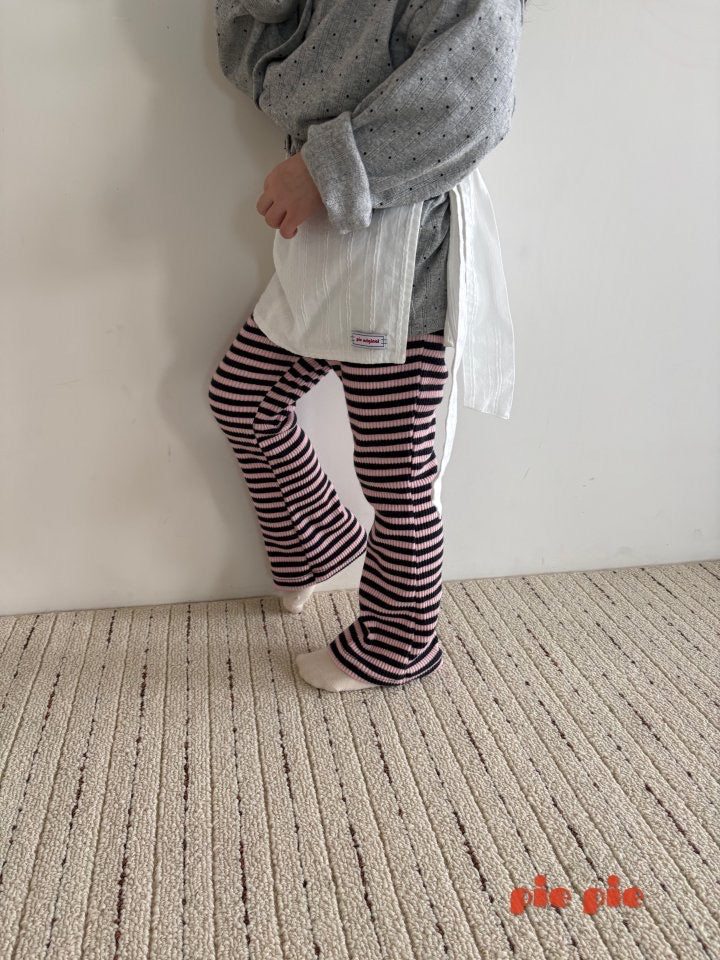 Soda Pop Ribbed Bootcut Pants-Pie-19