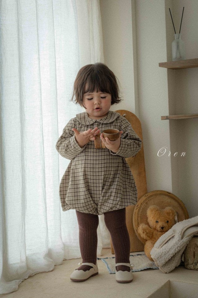 brioché check baby suit-OREN-53