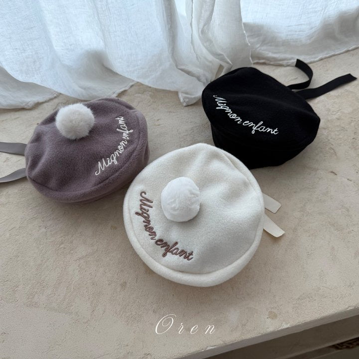 Noel Fleece Beret-OREN-32