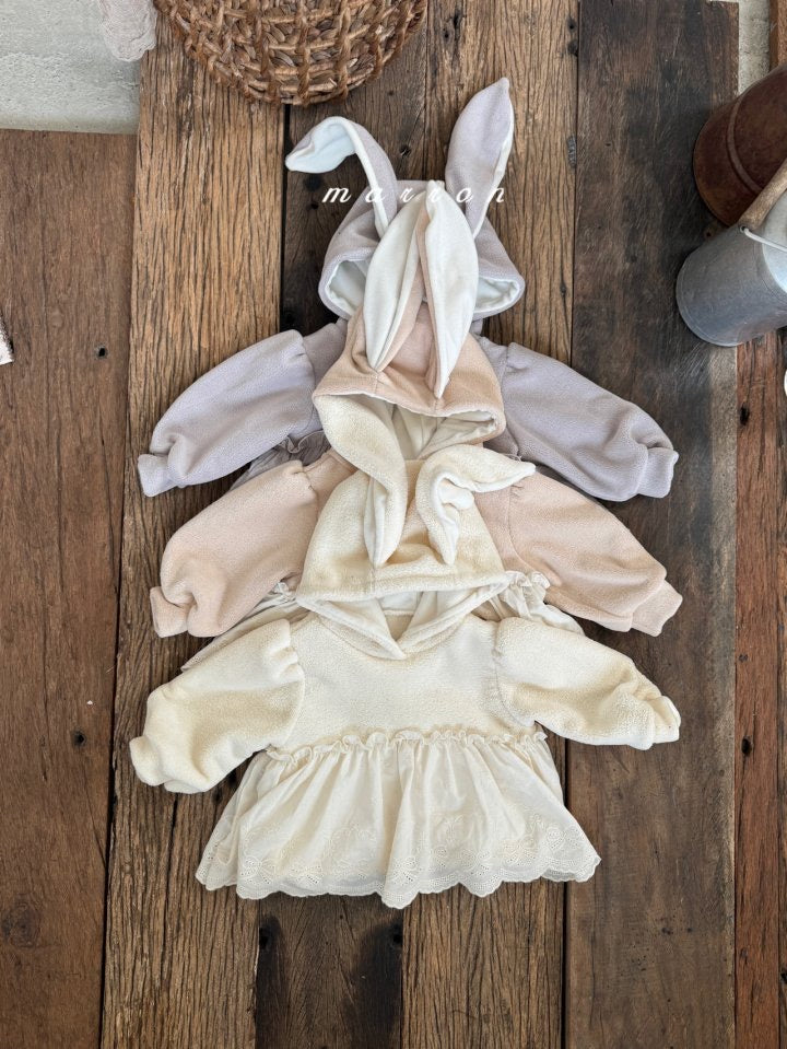 bunny lace hoodie-marron-14