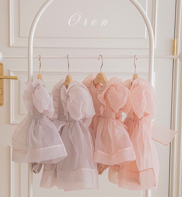 Serena Pintuck Organza Suit & Serena Pintuck Organza Dress-OREN-15