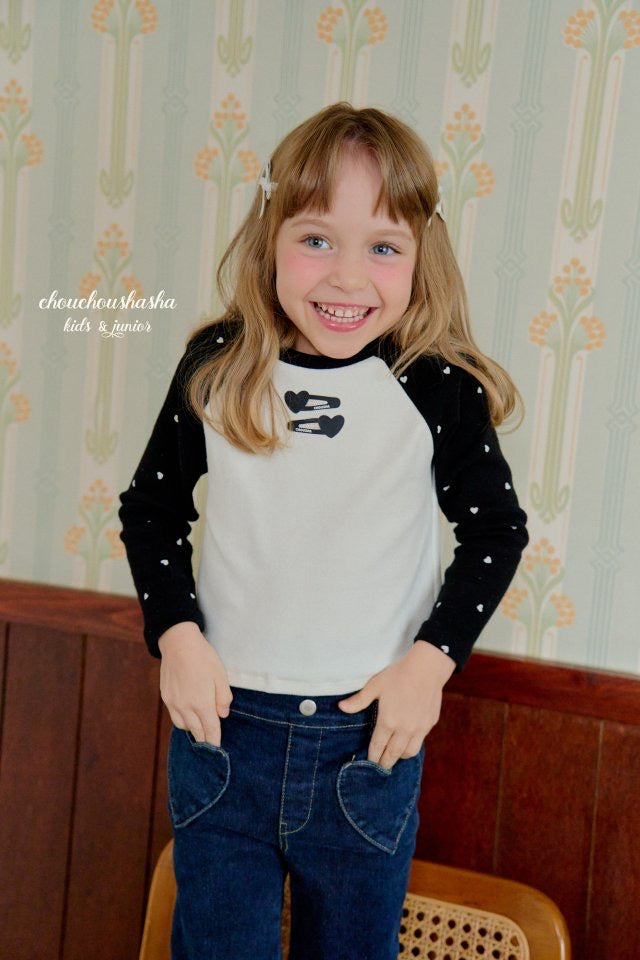 Heart Pin Raglan Tee-chouchoushasha-9