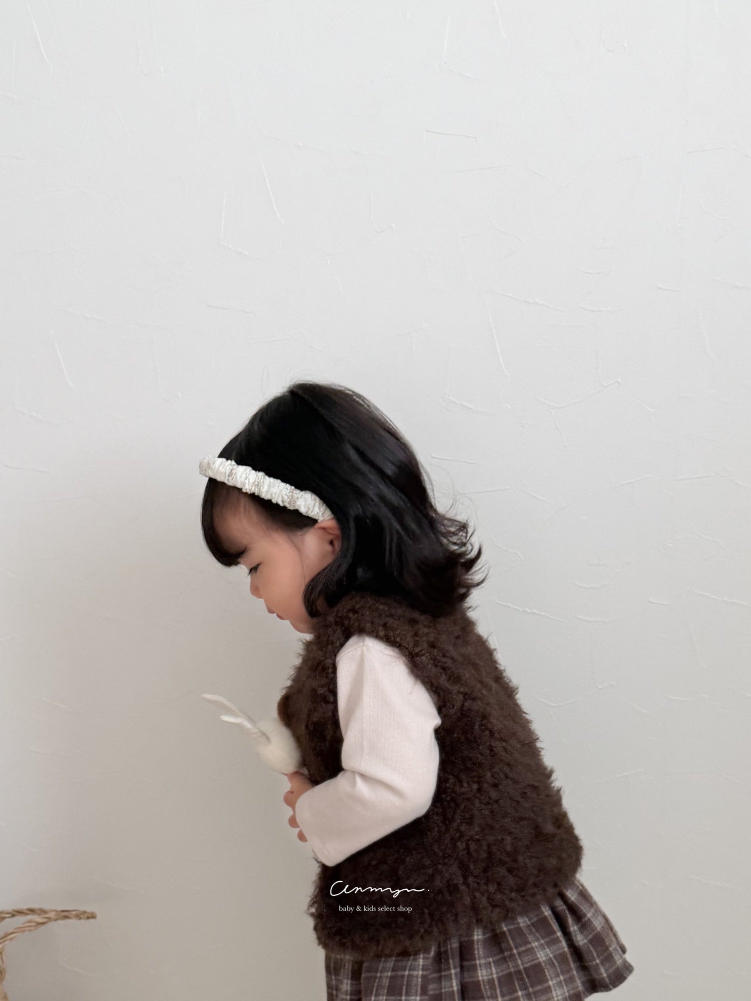 vello ruffle hairband milu collabo